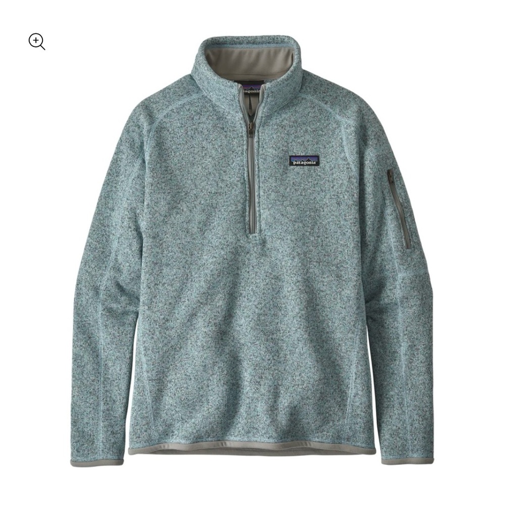 EUC—Women's Better Sweater® 1/4-Zip Fleece in Hawthorne Blue